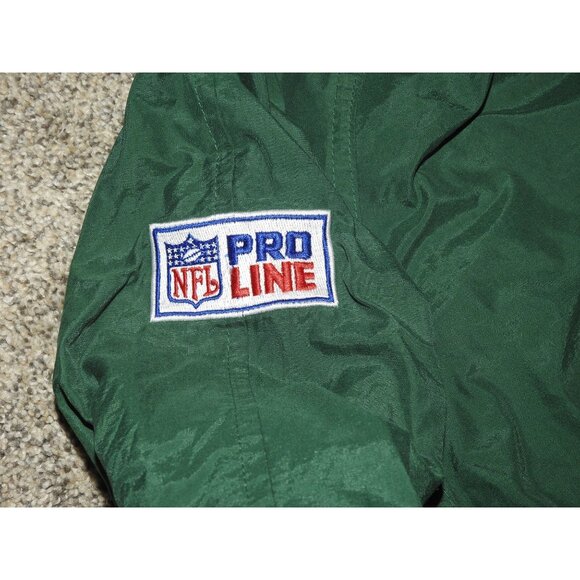 Vintage 90s Green Bay Packers Pro Line Starter Pullover Lined Windbreaker Large - Picture 5 of 13